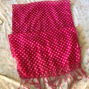 Polkadot scarf